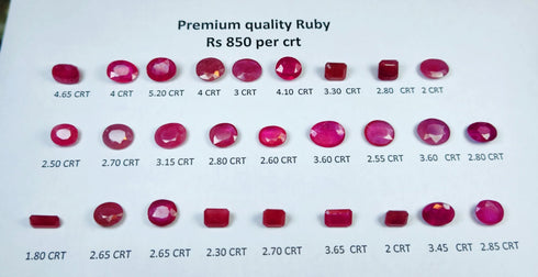 Premium Quality Ruby Stone | Natural Stone